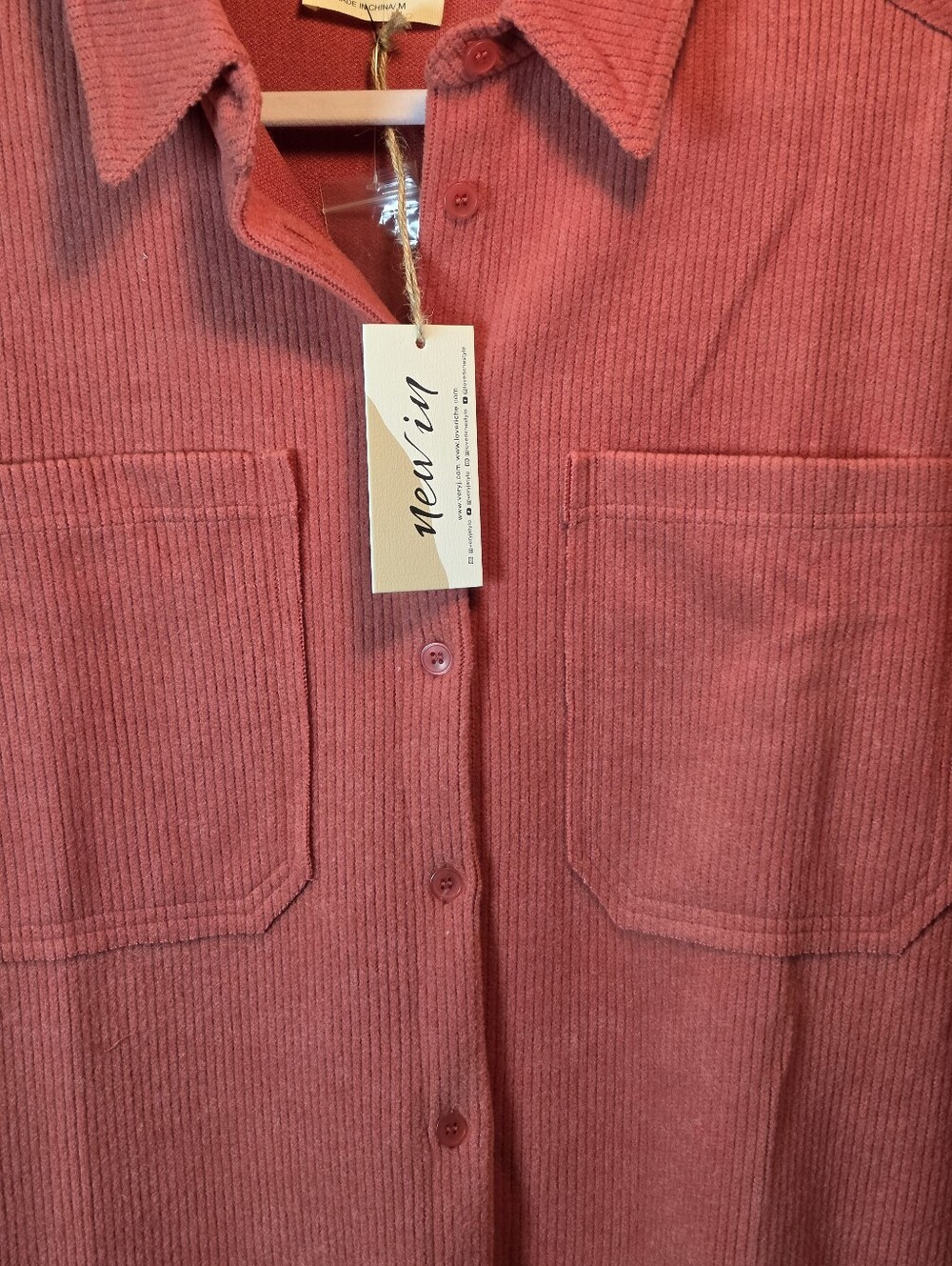 New In Brushed Ribbed Knit Shacket - Picture 4 of 9